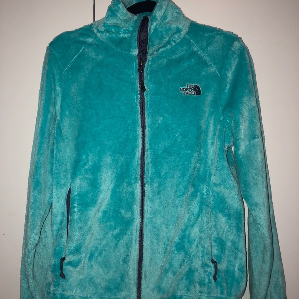 North Face fuzzy jacket